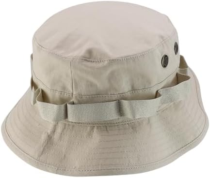 Armycrew Ripstop Tear Resistant Cotton Jungle Boonie Cap with Chin Strap
