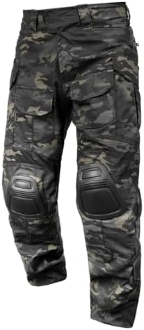 KRYDEX Tactical Men's G3 Combat Pants with Knee Pads