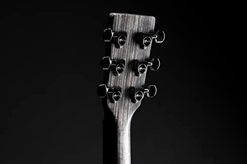 Martin Guitars DX Johnny Cash Signature Edition Acoustic-Electric Guitar with Gig Bag, HPL Construction, Modified D-14 Fret