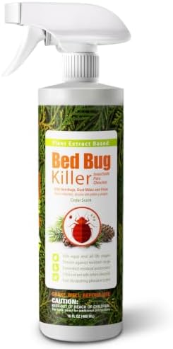 Bed Bug Killer 16 oz EcoVenger by EcoRaider, 100% Kill Efficacy, Bedbugs & Mites, Kills Eggs & The Resistant, Lasting Protection, USDA BIO-Certified, Plant Extract Based & Non-Toxic, Child & Pet Safe