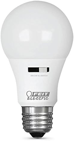 Feit Electric LED Three-Color Choice Intellibulb - A19 with an E26 Medium Base Light Bulb - 60W Equivalent - 15 Year Life - 750 Lumen - 2700K Soft