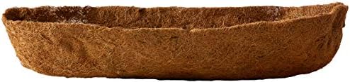 Bosmere F919 Pre-Formed Coco Liner with Soil Moist – 30-Inch Replacement Liner for Window Boxes & Hanging Baskets