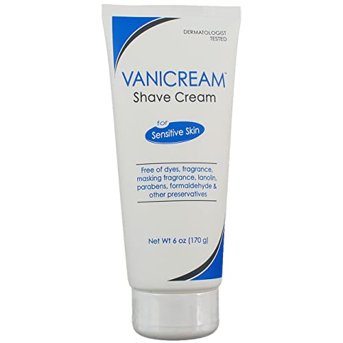 Vanicream Shave Cream for Sensitive Skin, 6oz, 5-Pack
