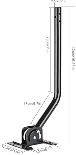 PBD Outdoor Digital HD TV Antenna with High Gain Amplifier 150 Mile Long Range for UHF/VHF, Mounting Pole, 40FT RG6 Coaxial Cable, Easy Installation