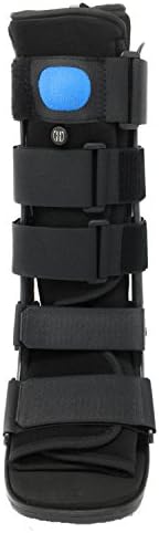 OTC Walker Boot Delux Short Low Top Leg Cast, Black, X-Small