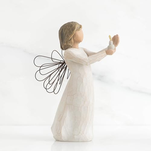 Willow Tree Angel of Hope, Sculpted Hand-Painted Figure | Offering Comfort, Healing, Love and Caring, Cast from a Susan Lordi Original Carving