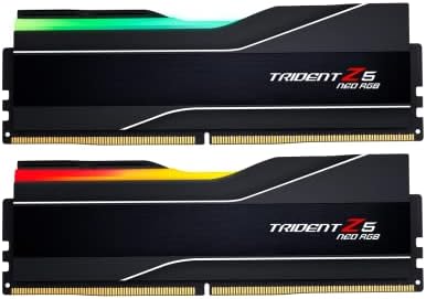 G.SKILL Trident Z5 Neo RGB Series DDR5 RAM (AMD EXPO) 32GB (2x16GB) 6000MT/s CL30-38-38-96 1.35V Desktop Computer Memory U-DIMM - Matte Black