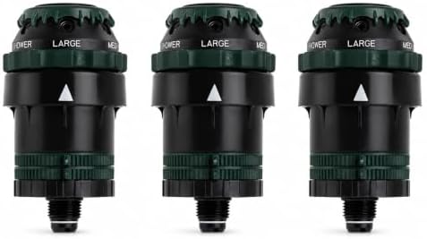 3-Pack Orbit 58565N H2O-Six Gear-Drive Sprinkler