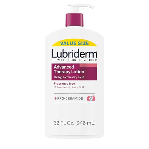 Lubriderm Advanced Therapy Hand & Body Lotion, Fragrance Free, 32 fl. oz