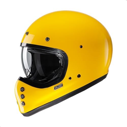 HJC V60 Solid Off-Road Motorcycle Helmet with IS-10 Internal Visor, DOT Approved (Semi Flat Black, X-Small)