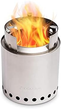 Solo Stove Campfire Camping Stove Portable Stove for Backpacking Outdoor Cooking Great Stainless Steel Camping Backpacking Stove Compact Wood Stove