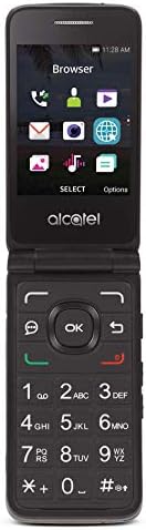 Tracfone Carrier-Locked Alcatel MyFlip 4G Prepaid Flip Phone- Black - 4GB - Sim Card Included CDMA (Renewed)