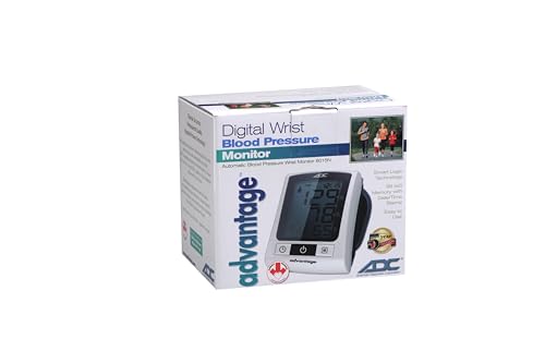 Advantage 6015N Series Adult Cuff Wrist Home Automatic Digital Blood Pressure Monitor Without Tube Blue 1 Each
