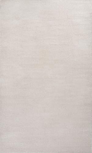 JONATHAN Y Haze Solid Low-Pile Brown Indoor Area Rug 8x10, Coastal, Bohemian, Minimalist, Classic, Easy-Cleaning for Living Room, Bedroom, Kitchen