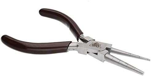 The Beadsmith Vintaj Loop Rite Pliers – Make Perfect Wire Loops in 7 Sizes (2–8mm), Jewelry Making Tool for Jump Rings