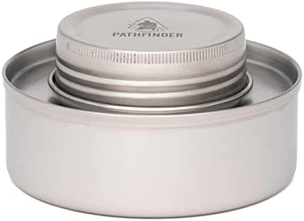 The Pathfinder School Stainless Steel Alcohol Camp Cooking Pack Stove