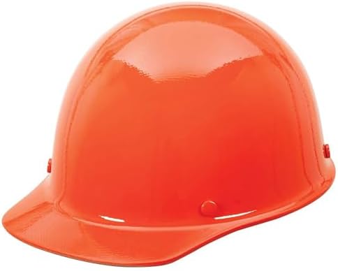 MSA Skullgard Cap Style Safety Hard Hat with Suspension - Non-Slotted Cap, Made of Phenolic Resin, Radiant Heat Loads up to 350F | Staz-On Pinlock Suspension