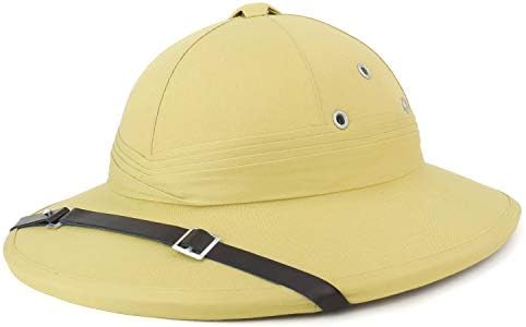 Armycrew French Style 100% Genuine Pith Helmet Safari Hat