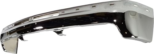 Garage-Pro Front Bumper For 2000-2006 Chevrolet Tahoe, 1999-2002 Chevy Silverado 1500, 2500, 2001-2002 Silverado 1500 HD, Chrome