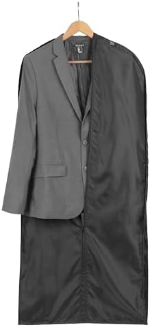 Lewis N. Clark Travel Garment Bag Cover for Airplane, Car, Everyday Use-Heavy-Duty, Lightweight, Water-Resistant, Perfect for Suits, Dresses