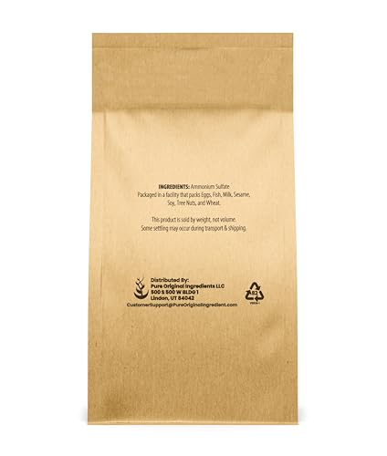 Pure Original Ingredients Ammonium Sulfate (8 oz) Soil Acidifier, Inorganic Sulfate Salt