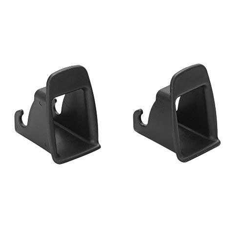 2pcs Car Child Seat ISOFIX Interface Buckle, Black Fixed Guide Groove