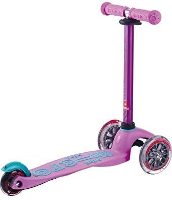 Micro Kickboard | Mini Kids Scooter for Ages 2-5 | Children up to 110 lbs | 3 Wheel Lean-to-Steer Design | Adjustable T Bar | Smooth Ride PU Wheels