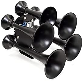 HornBlasters Smooth Black 5 Trumpet Katrina Train Horn