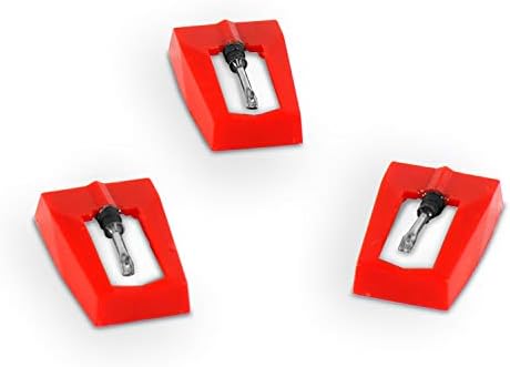 Victrola LC1 Replacement Stylus – Compatible with Select Models, Official 3-Pack Turntable Replacement Needles, Plays 33 1/3, 45, 78 RPM Records