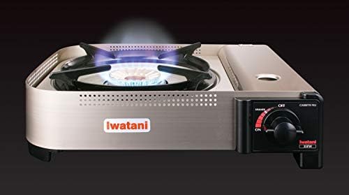 Iwatani 35FW Single-Burner Butane Portable Cooktop Indoor & Outdoor Cooking Stove Medium