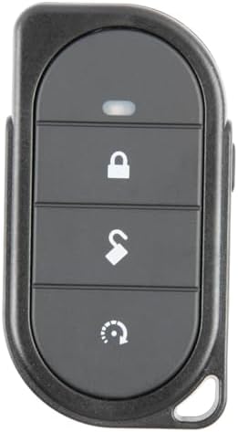 2X KeylessOption Keyless Entry Remote Control Car Truck SUV Key Fob Alarm Security Starter Lock Unlock Remote Start 3-Button Replacement for Viper (7146V)