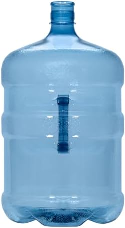 Brio 5 Gallon Plastic Crown Cap Reusable Water Bottle Container