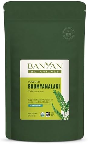 Banyan Botanicals Bhumyamalaki Powder – Organic Liver Health Supplement* – Phyllanthus spp. – for Natural Detoxification & Cleansing of The