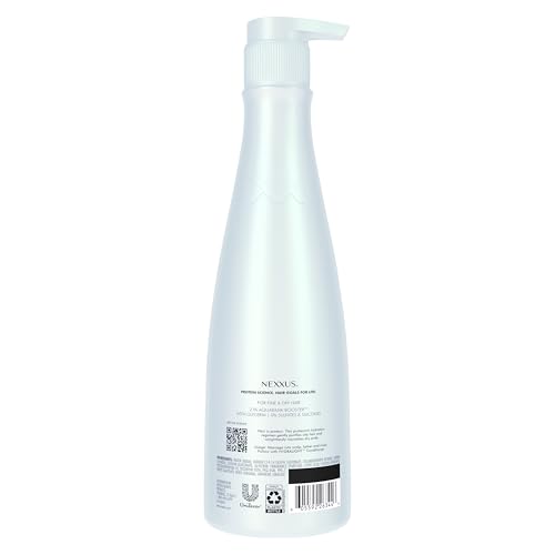 Nexxus Hydralight Shampoo for Hydration for Oily Roots and Dry Ends Hair Care Powered by Aquabank Booster Technology with Glycerin 13.5 oz