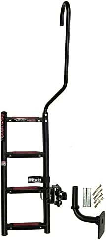Quality Mark 28801 Bow Step - 3-Step, Starboard , Black