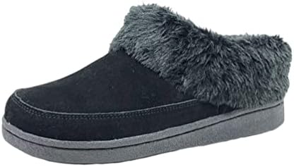 Clarks Womens Faux Fur Lined Clog Slippers Warm Cozy Indoor Outdoor Plush Slipper for Women