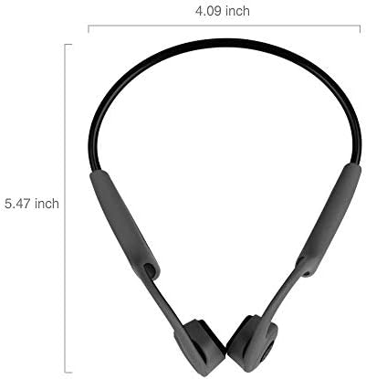 Bone Conduction Headphones Bluetooth 5.0 Open Ear Wireless Titanium HiFi Stereo with Mic Sweatproof Sports Headphones for Running Driving Cycling
