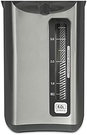Zojirushi CD-WHC40XH Micom Water Boiler and Warmer, 135 oz, Stainless Gray | Capacity One button, electric dispensing 4-Keep Warm, 135-ounce