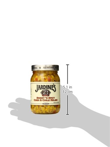 Jardine's 7J Ranch Sweet N Spicy Corn Relish, Medium, 16 Ounce
