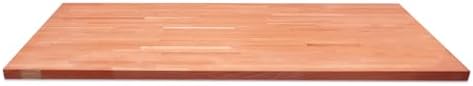 Butcher Block Counter Top, USA Grown Cherry Solid Hardwood Countertop, Wood Slabs for Kitchen, Reversible, Both Side Polished
