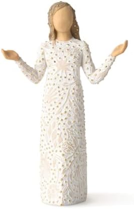 Willow Tree Everyday Blessings, Sculpted Hand-Painted Figure with Gold Leaf | Cast from a Susan Lordi Original Carving