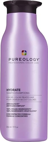 Pureology Hydrate Shampoo – Moisturizes & Nourishes Dry Hair, Sulfate-Free