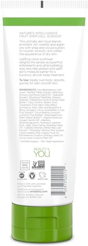 Andalou Naturals Citrus Sunflower Uplifting Body Lotion, 8 fl.oz (Packaging may vary)