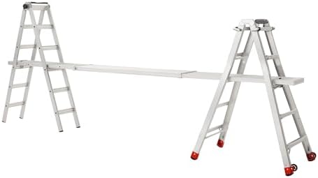 Lift Ladders 18-Ft Multi-Position Aluminum Ladder, 5-in-1, 300 lb. Capacity