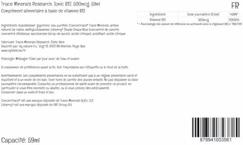 Trace Minerals Liquid Ionic Vitamin B12 1000 mcg, Methylcobalamin, 2 oz | Bioavailable methylcobalamin, Nerve and brain support
