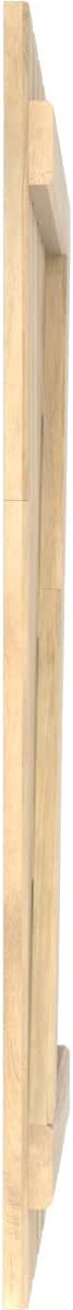 19 1/2"W x 70"H Americraft Five Board (2 Batten) Exterior Real Wood Spaced Board-n-Batten Shutters w/Z-Bar (Per Pair), Unfinished