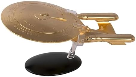 Eaglemoss Star Trek Starship Replica | 18K Gold USS Enterprise NCC-1701-D