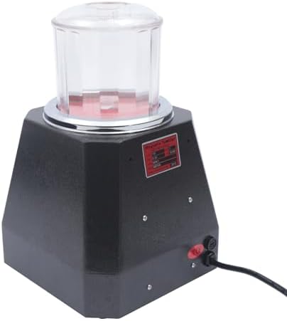 Mini Magnetic Tumbler, 4 Speeds Control 100mm Magnetic Jewelry Polisher and Finisher Machine for Light Metal