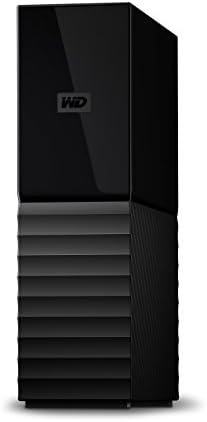 Western Digital 6TB My Book Desktop External Hard Drive, USB 3.0, External HDD with Password Protection and Auto Backup Software - WDBBGB0060HBK-NESN
