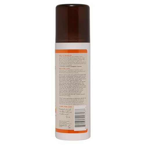 Carol's Daughter Coco Creme Curl Perfecting Water Coconut Mist, Silicone & Paraben Free Curl Refresher Spray for Curly to Coily Hair, 8.4 Fl Oz
